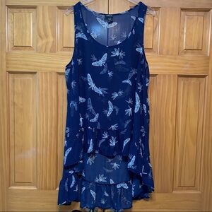 Torrid High/Lo Dragonfly Tunic Top 1X
